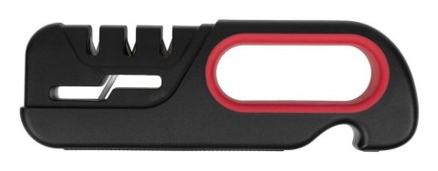 Resto Kitchenware 95124 ostrzałka do noży Ostrzałka do noża przeciągana Czarny, Czerwony