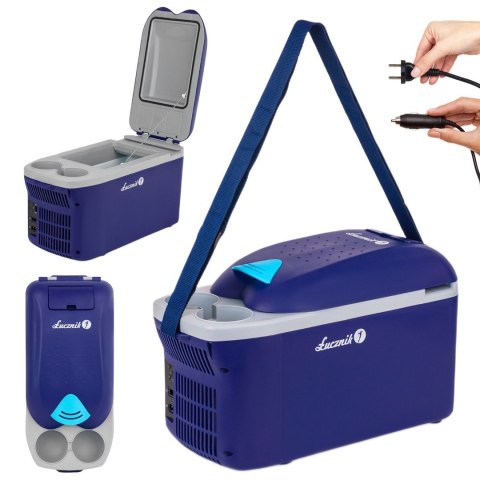 Lodówka turystyczna samochodowa Łucznik CBX-8 Cool&Go S 8L 12V/220-240V