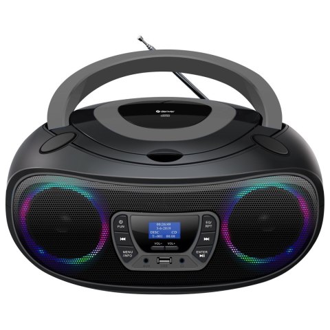 Radio CD Denver TDB-212GR, DAB+, DAB, FM, AUX, USB, Bluetooth, CD, Black, Grey