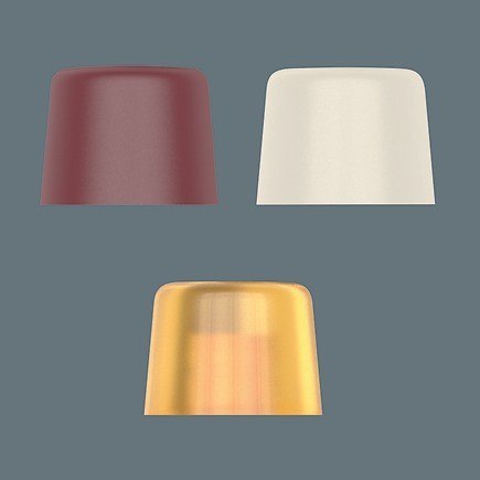 Wera Schonhammer mittelhart 291 g 102 05000510001 265 mm Młot kowalski