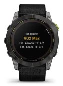 Zegarek sportowy Garmin Enduro 2 Solar Black Carbon Gray DLC Ti Ultrafit Band