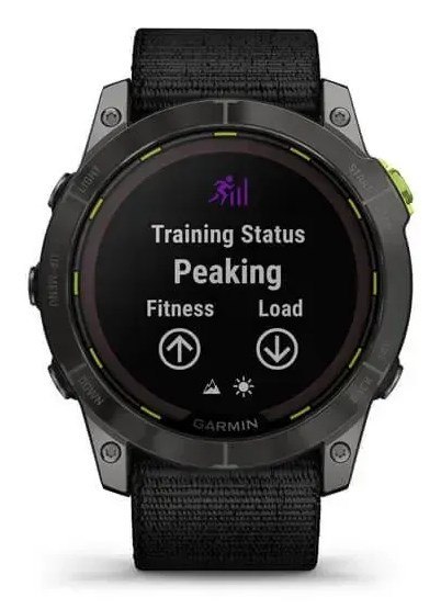 Zegarek sportowy Garmin Enduro 2 Solar Black Carbon Gray DLC Ti Ultrafit Band