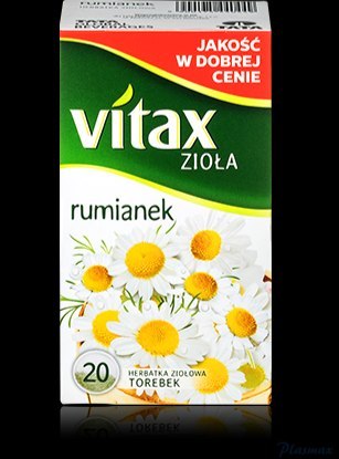 Herbata VITAX RUMIANEK 20t *1,5g ziołowa bez zawieszki