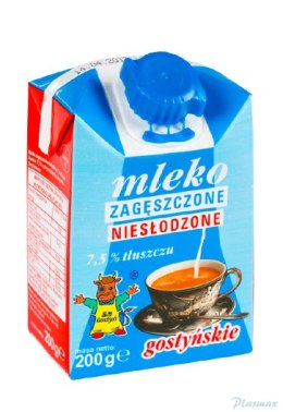 Mleko GOSTYŃ 7,5% zagęszczone niesłodzone 200g