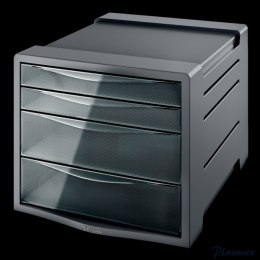 Pojemnik z 4 szufladami EUROPOST VIVIDA dymny ESSELTE 28453