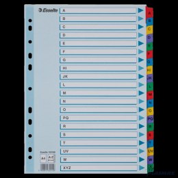 Przekładki kartonowe MYLAR A4 A-Z 100166 białe ESSELTE