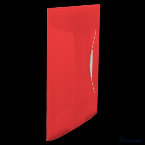 Teczka z gumką ESSELTE VIVIDA 15mm czerwona 624042