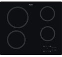 Płyta ceramiczna Whirlpool AKT 801 NE (4 pola grzejne; kolor czarny)