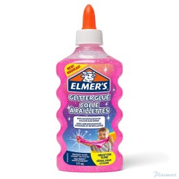 Elmers klej brokatowy, różowy, zmywalny i przyjazny dzieciom, 177ml, 2077249