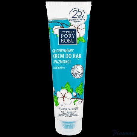 Krem do rąk Cztery Pory Roku glicerynowy z bawełną 130ml