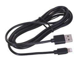 Kabel GEMBIRD CC-USB2-AMLM-2M (USB 2.0 M - Lightning M; 2m; kolor czarny)