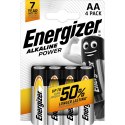 ENERGIZER BATERIA ALKALINE POWER AA LR6 blister 4 szt.