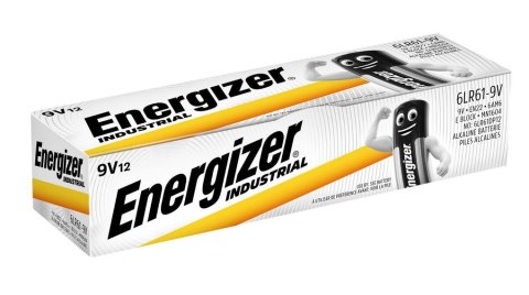 ENERGIZER BATERIE ALKALINE INDUSTRIAL PRO 6LR61 9V 12szt.