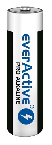 EVERACTIVE BATERIE ALKALICZNE PRO ALKALINE AA, LR6, SHRINK 4 SZT, 1250 MAH, WYSOKA WYDAJNOŚĆ, LR6PRO4T