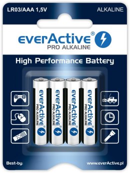 Zestaw baterii alkaliczne everActive LR64BLPA (x 4)