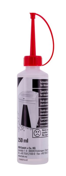 HSM Płyn czyszcząco-konserwujący do niszczarek 250ml