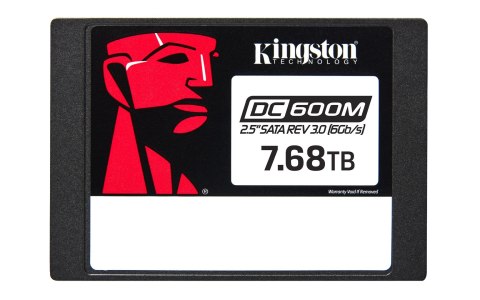 Dysk SSD Kingston DC600M 7.68TB SATA 2.5" SEDC600M/7680G (DWPD 1)