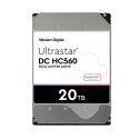 Dysk serwerowy HDD Western Digital Ultrastar DC HC560 WUH722020BL5204 (20 TB; 3.5"; SAS)