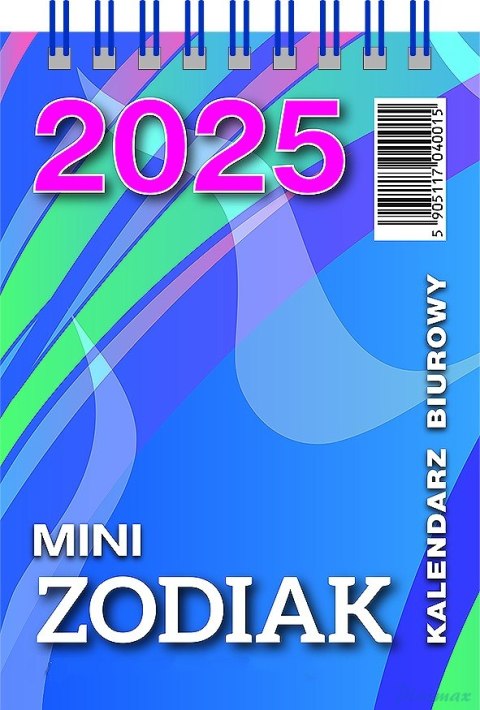 Kalendarz biurowy MINI ZODIAK 2025 (H7) TELEGRAPH