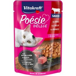 VITAKRAFT POESIE DELICE wołowina dla kota 85g