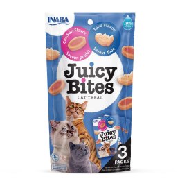 INABA CAT JUICY BITES kurczak i tunczyk - przysmak dla kota 3 x 11 g