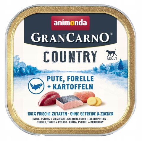 Animonda GranCarno Country indyk,pstrąg,ziem. 150g