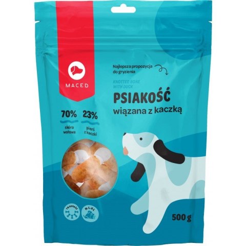 MACED Psiakość wiązana z kaczką - gryzak dla psa - 500 g