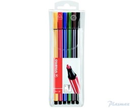 Flamaster Pen 68 BRUSH etui 6 szt. 568/06-11 STABILO