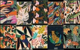 Zeszyt TOP 2000 COLLAGE TROPICS A5 60k 70g mix linia z marginesem 400157928