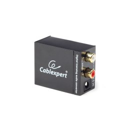 Adapter GEMBIRD DSC-OPT-RCA-001 (Toslink - RCA ; kolor czarny)