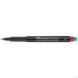 Foliopis z gumką OHP MULTIMARK S 0.4 czerwony FABER-CASTELL FC152321