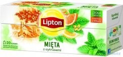 Herbata LIPTON MIĘTA Z CYTRUSAMI 20 saszetek