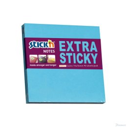 Notes samop. EXTRA STICKY 76x76 niebies. neon 90 kart. 21673 MAPED