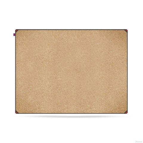 Tablica korkowa MEMOBE IDEA, rama aluminiowa EDGE, 120X90 CM MITC120090.00.60.51