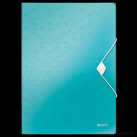 Teczka z gumką LEITZ WOW 15mm 150k A4 turkusowa 45990051