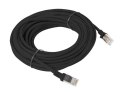 Patchcord UTP Lanberg PCU5-10CC-1000-BK (RJ45 - RJ45 ; 10m; UTP; kat. 5e; kolor czarny)