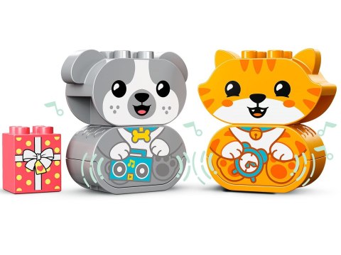 LEGO DUPLO 10977 Mój pierwszy szczeniak i kotek z odgłosami