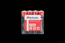 Baterie VERBATIM ALKALICZNE LR03 AAA SHRINK 4szt. 49500