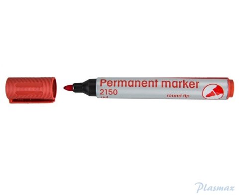 Marker permanentny 2150 czerwony 110166 D.RECT