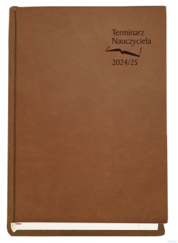 Terminarz NAUCZYCIELA 2024/2025 brązowy 125 mm x 185 mm T-155V-S2 Michalczyk i Prokop kalendarz