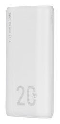 Powerbank Silicon Power QS15 20000mAh QC3.0+PD 2xUSB A, 1x mUSB + 1x USB C, biały