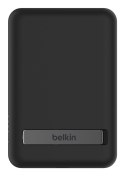 Powerbank bezprzewodowy Belkin BoostCharge Magnetic Wireless Power Bank 5K + Stand MagSafe Compatible 5000mAh 7,5W Black