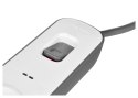 Listwa zasilająca Belkin Power Surge 4-PORT + 2xUSB-A 2.4A 525J 2m Grey/White