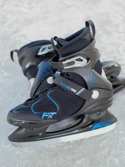 Łyżwy męskie K2 F.I.T. ICE PRO black/blue 40.5 Łyżwy męskie K2 F.I.T. ICE PRO black/blue 40.5