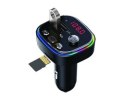 VAKOSS TRAMISTER SAMOCHODOWY RGB/ FM/ BLUETOOTH/ USB / 3.1A TC-B439