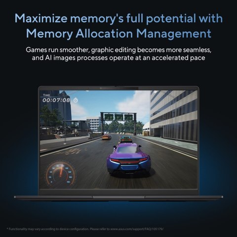 ASUS Vivobook S 16 OLED S5606MA-MX131W Ultra 7 155H 16.0" 3.2K 120Hz 400nits Glossy 32GB LPDDR5X SSD1TB Intel Arc Graphics WLAN+