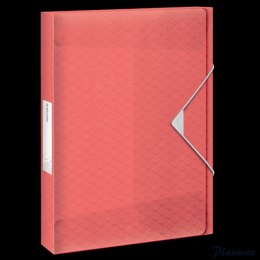 Teczka z gumką Esselte ColourBreeze, 40 mm, koralowy 628451