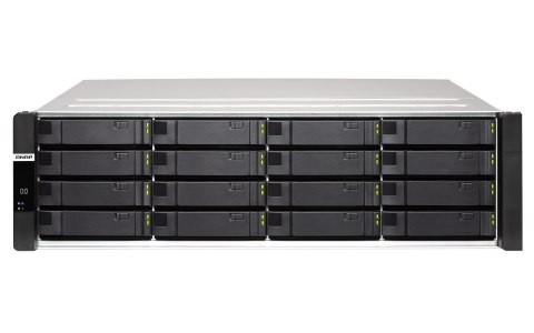 Qnap ES1686dc-2142IT-96G, 3U, 16 x 2.5"/3.5" SAS, Intel Xeon D-2142IT 8C/16T, 96GB DDR4 (48GB for each controller), 3 Gigabit LA