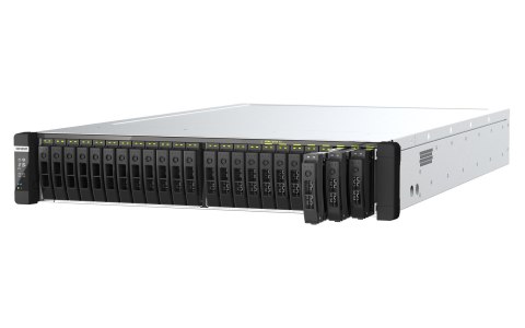 Qnap TDS-h2489FU-4314-128G, 2U, 24 x 2.5" NVMe U.2 & SATA, 2 x Intel Xeon Silver 4314 16C/32T, 128GB RDIMM DDR4 (Max. 1TB), 4 x 