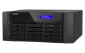 Qnap TS-h1290FX-7232P-64G, Tower, 12 x 2.5" U.2 NVMe PCIe/SATA, AMD EPYC 7232P 8C/16T, 64 GB RDIMM DDR4 (Max. 1TB),  2 x 25GbE +